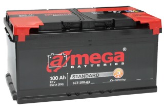 Аккумулятор A-mega Standard 100 R+ 850 A (EN)